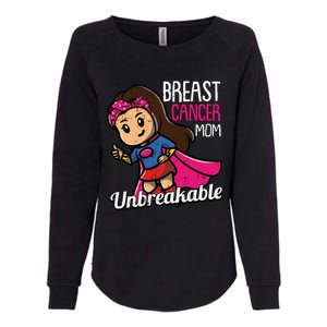 Breast Cancer Mom Unbreakable Awareness Fighter Warrior Gift Womens California Wash Sweatshirt