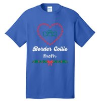 Border Collie Mom Christmas Holidays Xmas Cute Fur Mama Gift Tall T-Shirt