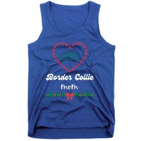 Border Collie Mom Christmas Holidays Xmas Cute Fur Mama Gift Tank Top