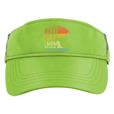 Best Cat Mom Ever Cute Mother's Day Cat Lovers Cat Mommy Great Gift Adult Drive Performance Visor