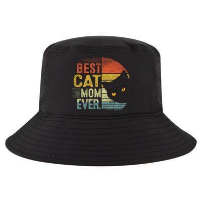 Best Cat Mom Ever Cute Mother's Day Cat Lovers Cat Mommy Great Gift Cool Comfort Performance Bucket Hat