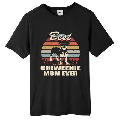 Best Chiweenie Mom Ever Vintage Retro Dog Mom Tall Fusion ChromaSoft Performance T-Shirt