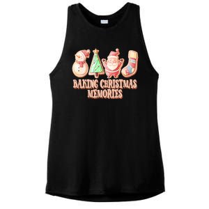 Baking Christmas Memories Cute Holiday Ladies PosiCharge Tri-Blend Wicking Tank