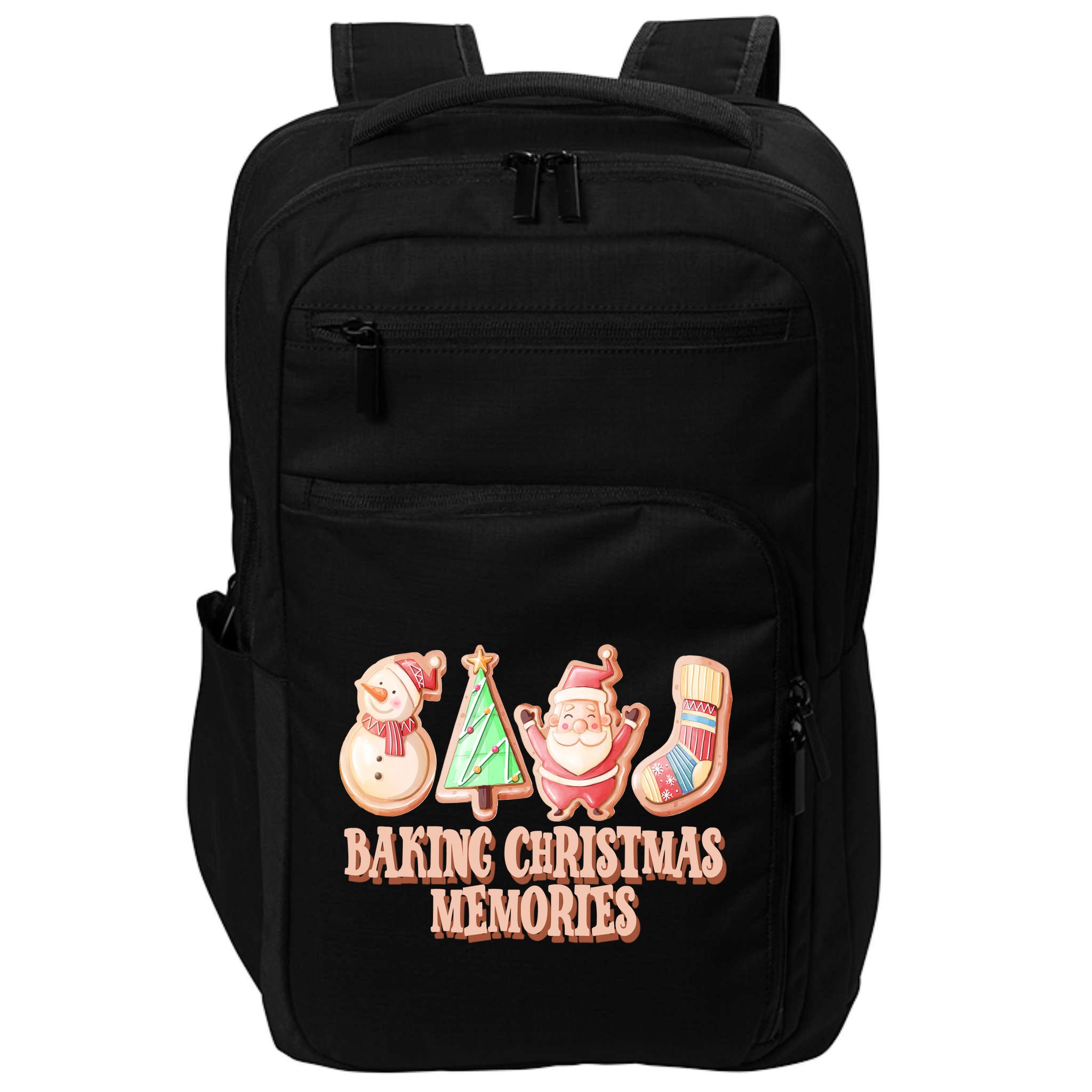 Baking Christmas Memories Cute Holiday Impact Tech Backpack