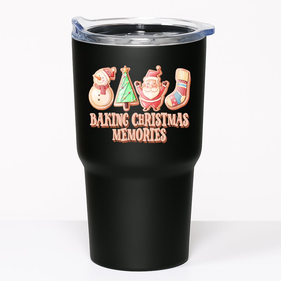Baking Christmas Memories Cute Holiday Tumbler