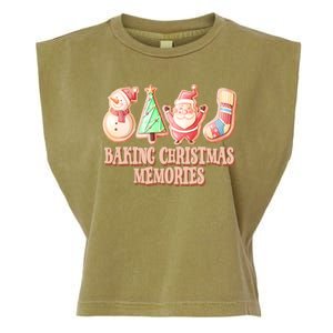 Baking Christmas Memories Cute Holiday Garment-Dyed Women's Muscle Tee