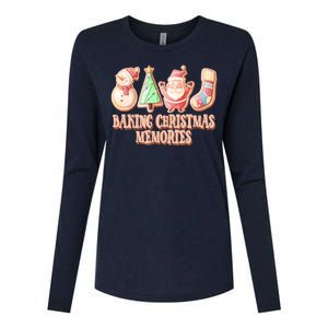 Baking Christmas Memories Cute Holiday Womens Cotton Relaxed Long Sleeve T-Shirt