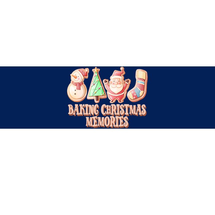 Baking Christmas Memories Cute Holiday Bumper Sticker