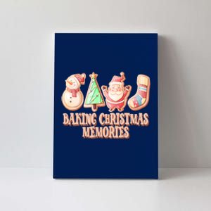 Baking Christmas Memories Cute Holiday Canvas