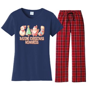 Baking Christmas Memories Cute Holiday Women's Flannel Pajama Set