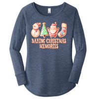 Baking Christmas Memories Cute Holiday Women's Perfect Tri Tunic Long Sleeve Shirt