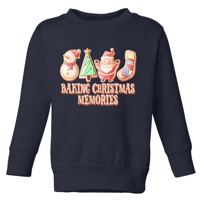 Baking Christmas Memories Cute Holiday Toddler Sweatshirt