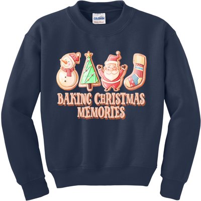 Baking Christmas Memories Cute Holiday Kids Sweatshirt