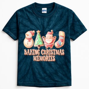 Baking Christmas Memories Cute Holiday Kids Tie-Dye T-Shirt