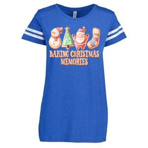 Baking Christmas Memories Cute Holiday Enza Ladies Jersey Football T-Shirt