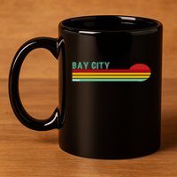 Bay City Michigan 11oz C Handle Ceramic Mug