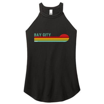 Bay City Michigan Women's Perfect Tri Rocker Tank