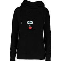 Black Cat My Four Moods I Need Coffee I Need A Nap Coffee Womens Funnel Neck Pullover Hood