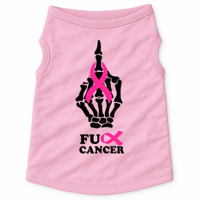 Breast Cancer , Middle Finger Cancer Doggie Tank