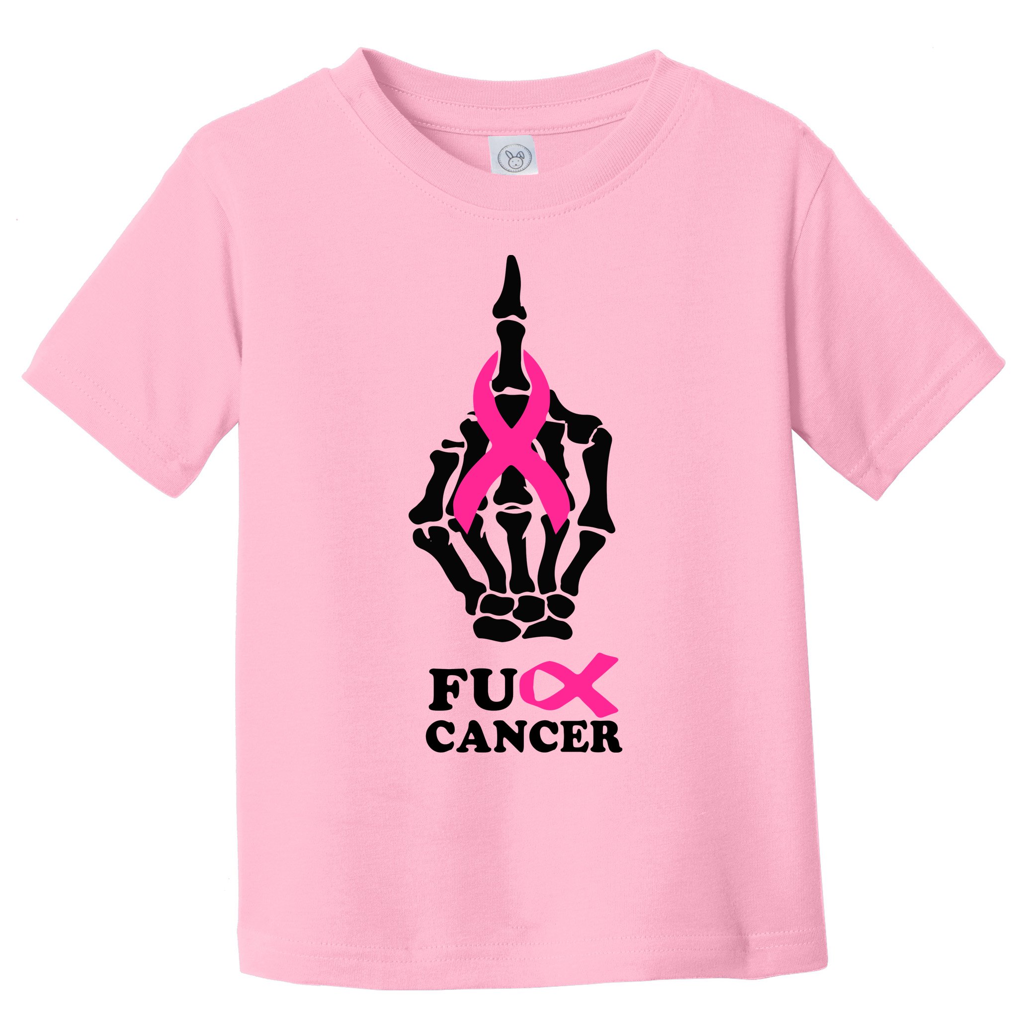 Breast Cancer , Middle Finger Cancer Toddler T-Shirt