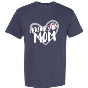 Baseball Catcher's Mom Garment-Dyed Heavyweight T-Shirt