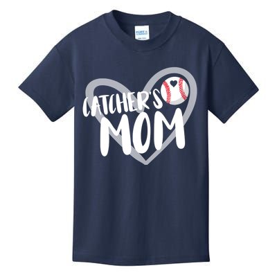 Baseball Catcher's Mom Kids T-Shirt