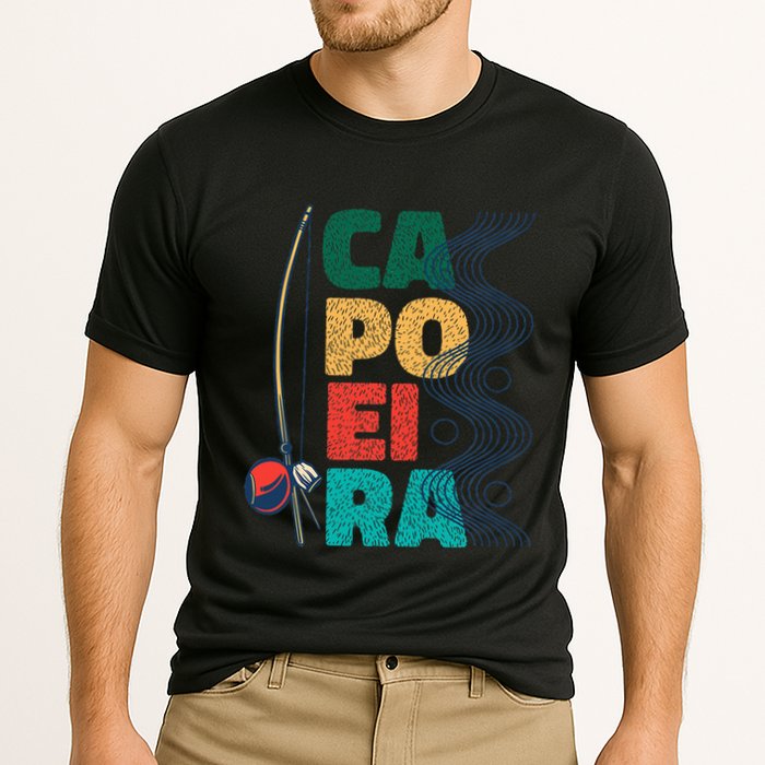 Berimbau Capoeira Music Instrument Brazil Cooling Performance Crew T-Shirt