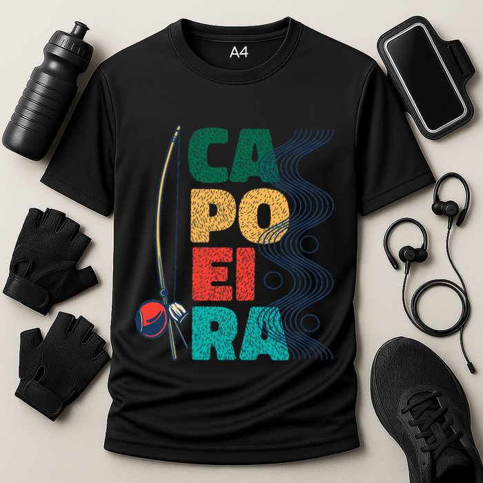 Berimbau Capoeira Music Instrument Brazil Cooling Performance Crew T-Shirt