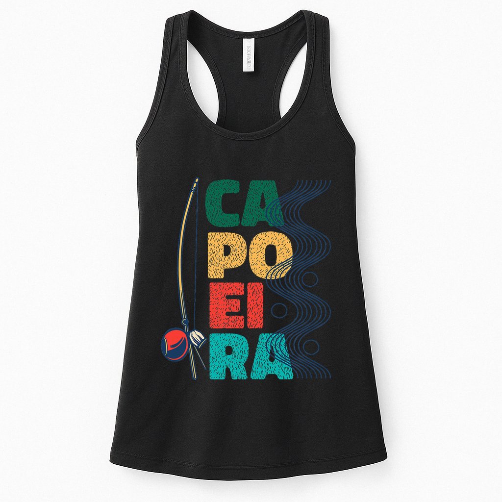 Berimbau Capoeira Music Instrument Brazil Womens Tank Top