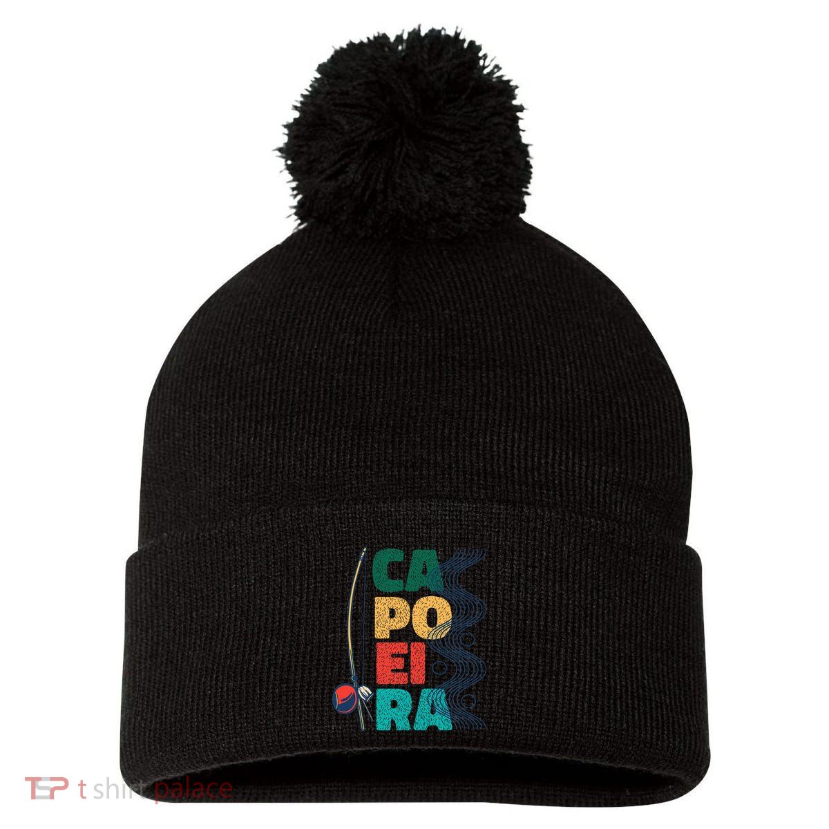 Berimbau Capoeira Music Instrument Brazil Pom Pom 12in Knit Beanie
