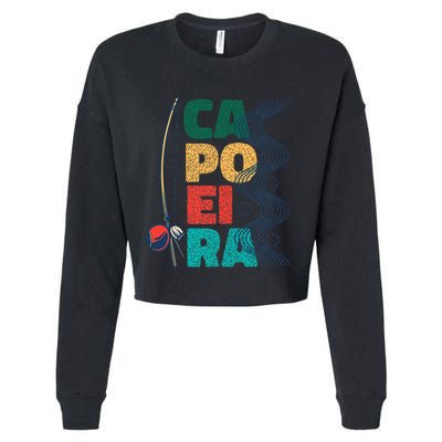 Berimbau Capoeira Music Instrument Brazil Cropped Pullover Crew