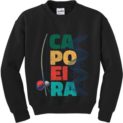 Berimbau Capoeira Music Instrument Brazil Kids Sweatshirt
