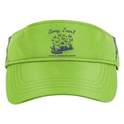 Busy Chasing My Dreams Retro Adult Drive Performance Visor