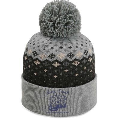 Busy Chasing My Dreams Retro The Baniff Cuffed Pom Beanie