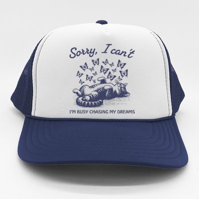 Busy Chasing My Dreams Retro Trucker Hat