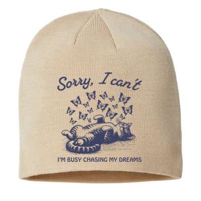 Busy Chasing My Dreams Retro Sustainable Beanie