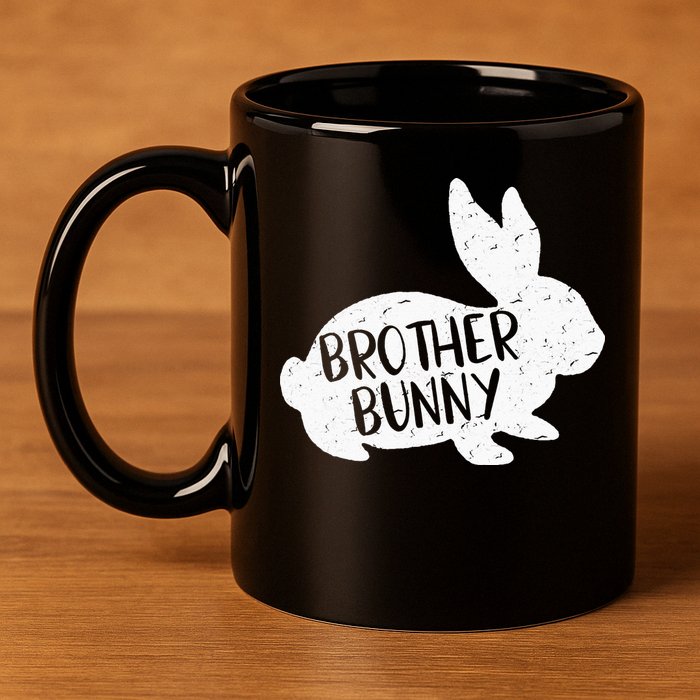 Bunny Cute Matching Family Easter Brother 11oz C Handle Ceramic Mug