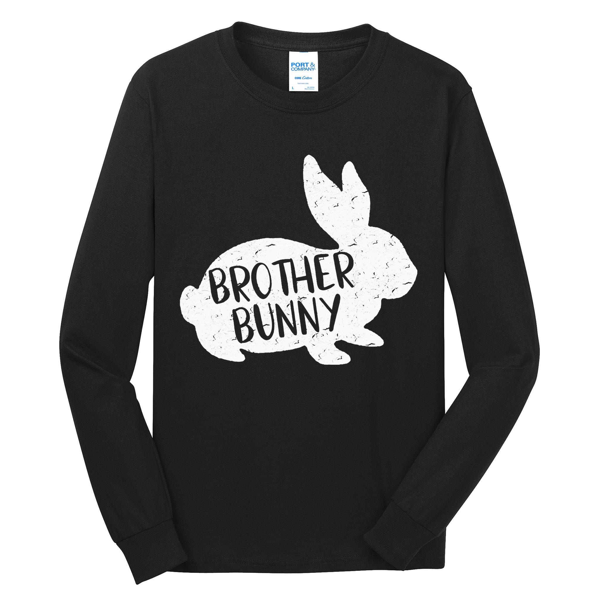 Bunny Cute Matching Family Easter Brother Tall Long Sleeve T-Shirt