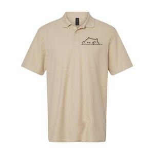 Bongo Cat Meme With A Cute Bongo Cat Softstyle Adult Sport Polo