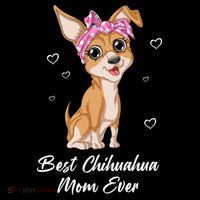 Best Chihuahua Mom Ever 16 in Basic Backpack