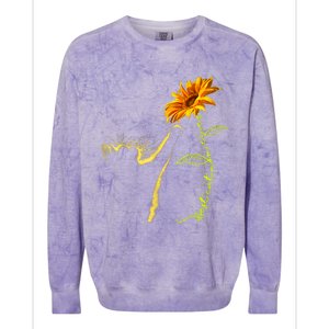 Best Cat Mom Ever Sunflower Mothers Day Gifts For Cat Lover Colorblast Crewneck Sweatshirt