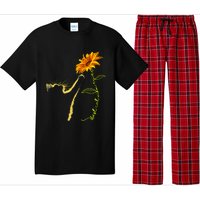 Best Cat Mom Ever Sunflower Mothers Day Gifts For Cat Lover Pajama Set