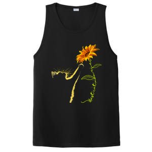 Best Cat Mom Ever Sunflower Mothers Day Gifts For Cat Lover PosiCharge Competitor Tank