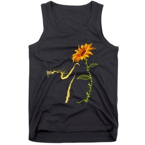 Best Cat Mom Ever Sunflower Mothers Day Gifts For Cat Lover Tank Top