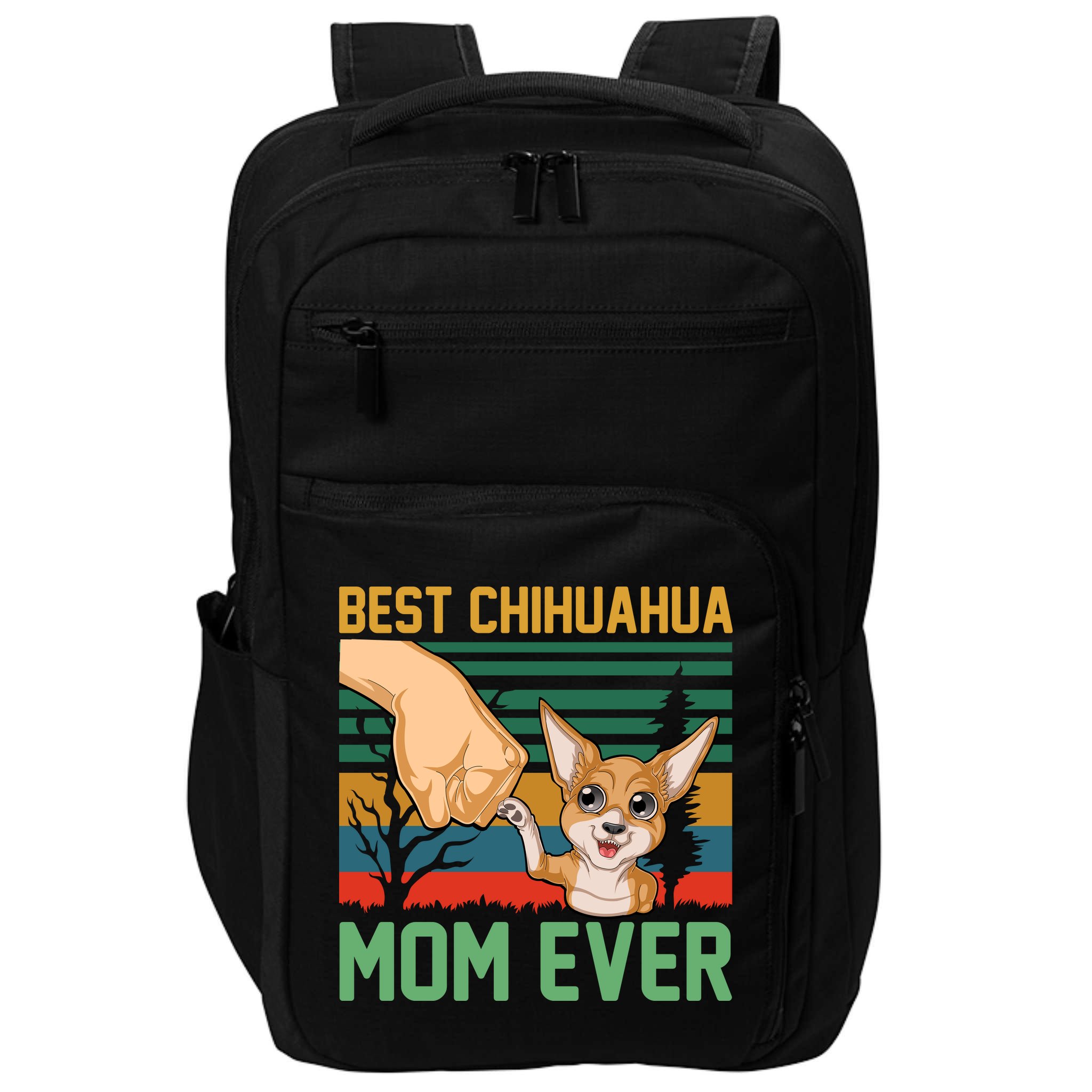 Best Chihuahua Mom Ever Impact Tech Backpack
