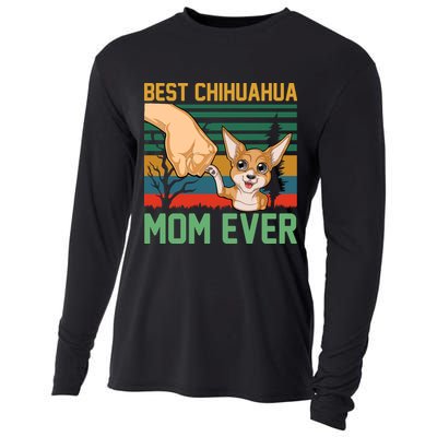 Best Chihuahua Mom Ever Cooling Performance Long Sleeve Crew
