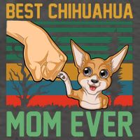 Best Chihuahua Mom Ever Vector Backpack