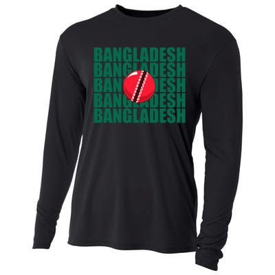 Bangladesh Cricket National Team Flag Cooling Performance Long Sleeve Crew