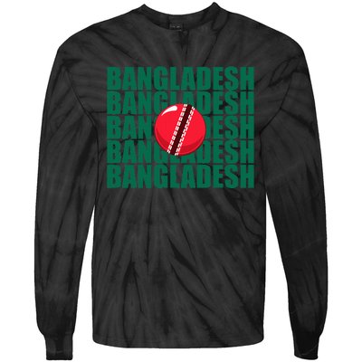 Bangladesh Cricket National Team Flag Tie-Dye Long Sleeve Shirt