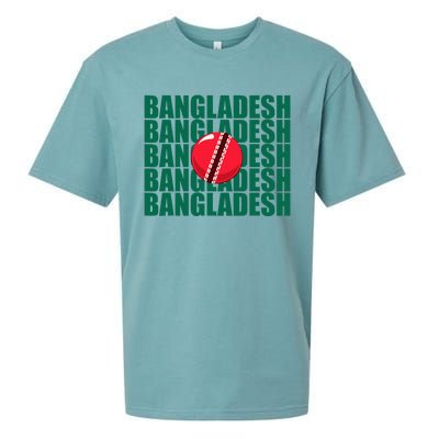 Bangladesh Cricket National Team Flag Sueded Cloud Jersey T-Shirt